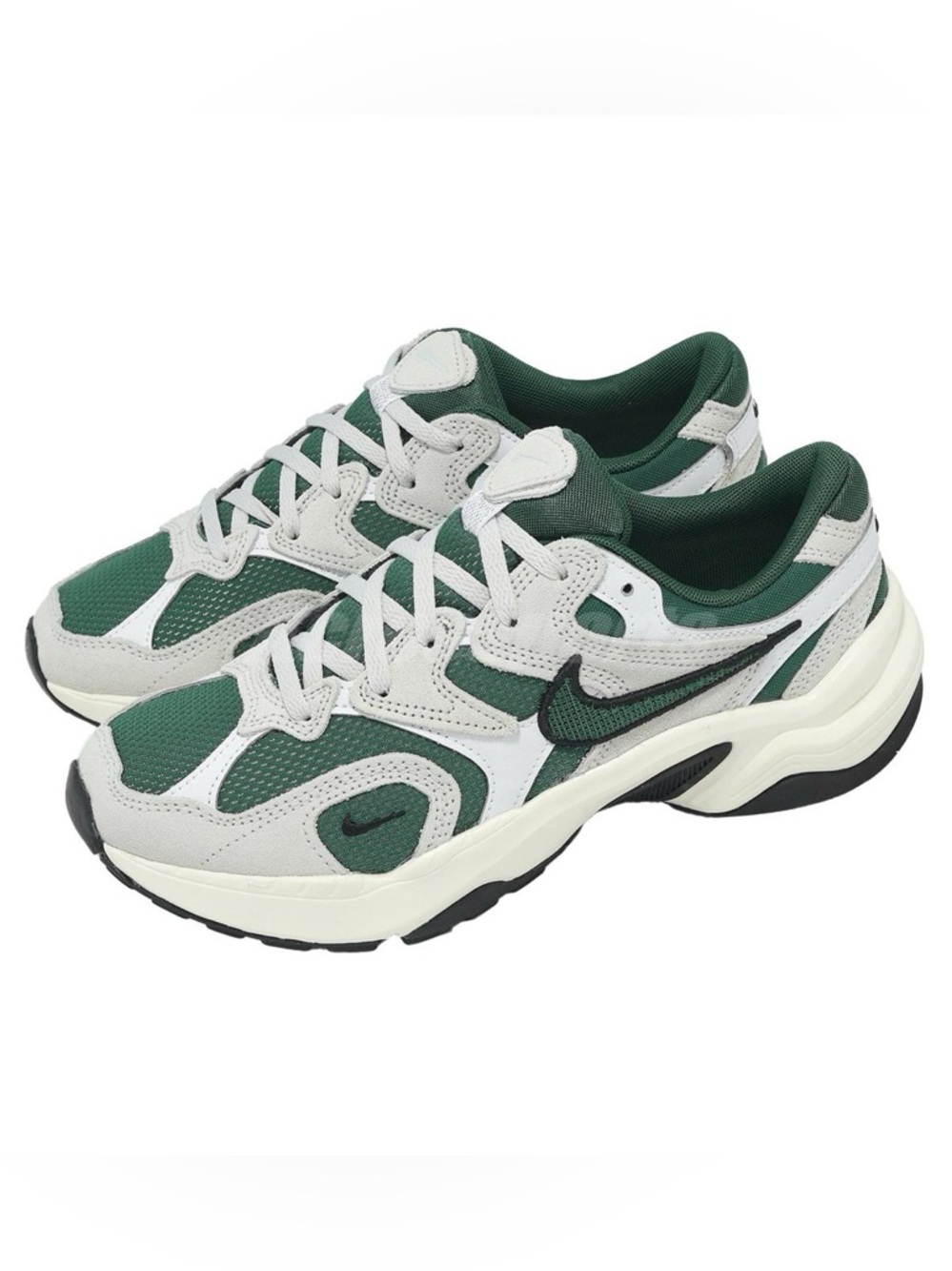 Nike AL8 Light Grey + Forest Green